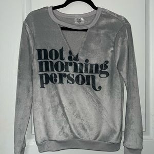 Gray Sweater Top - XS